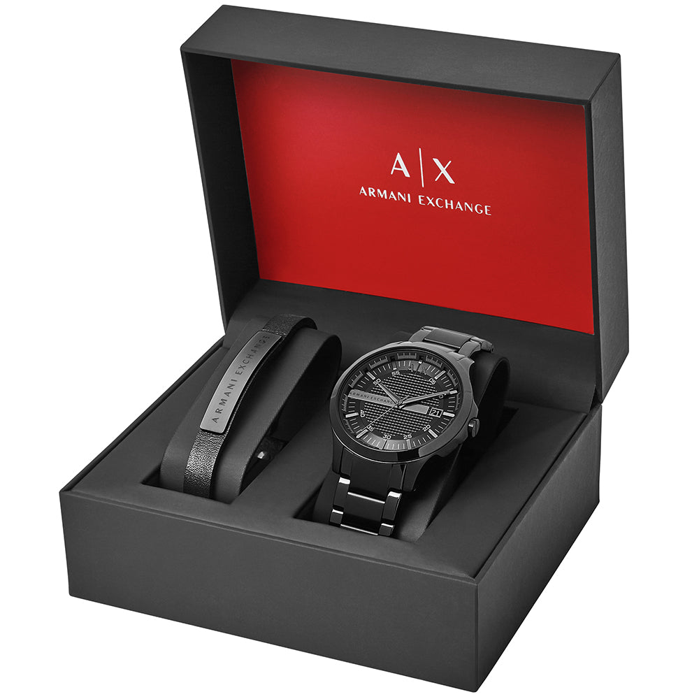 Relógio Ax-Armani Exchange Hampton Masculino Análogo Aço
