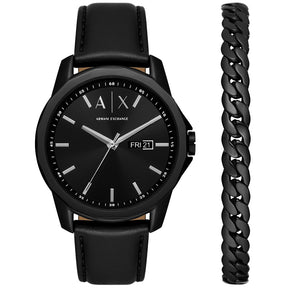 Relógio Ax-Armani Exchange Banks Masculino Análogo Couro