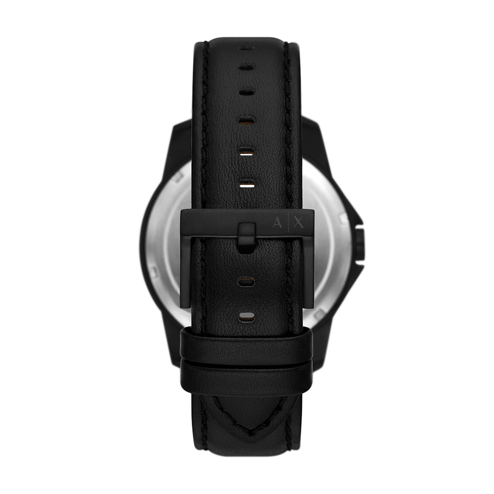 Relógio Ax-Armani Exchange Banks Masculino Análogo Couro