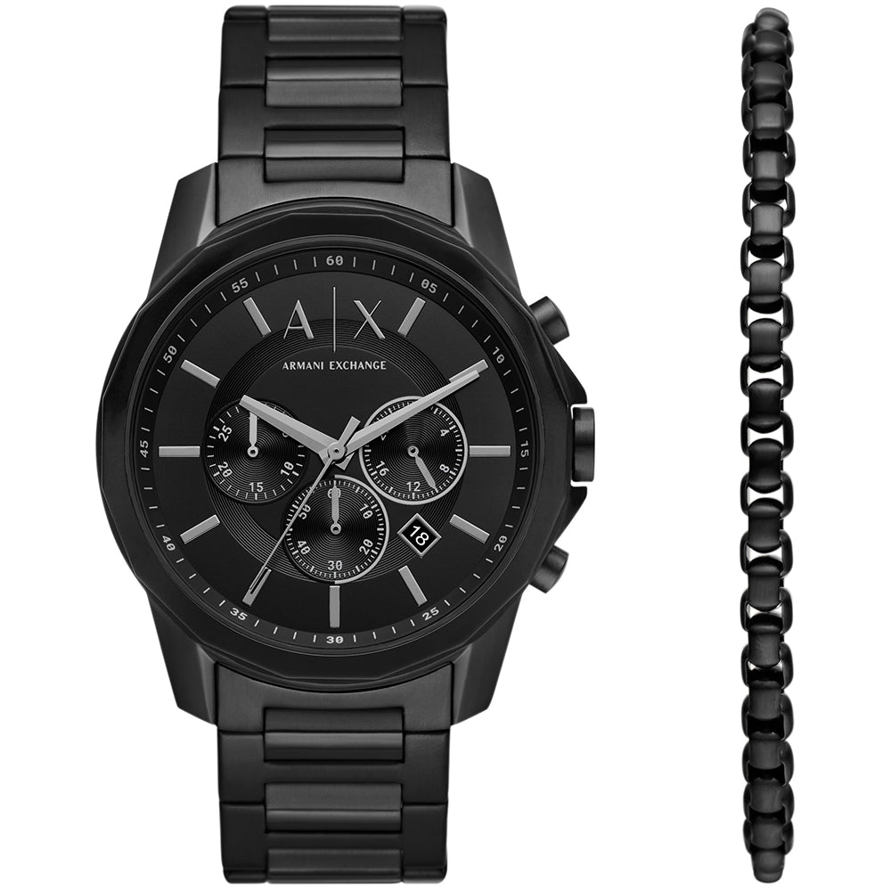 Relógio Ax-Armani Exchange Banks Masculino Crono Aço