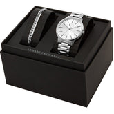 Relógio Ax-Armani Exchange Cayde feminino Análogo Aço