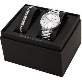 Relógio Ax-Armani Exchange Cayde feminino Análogo Aço