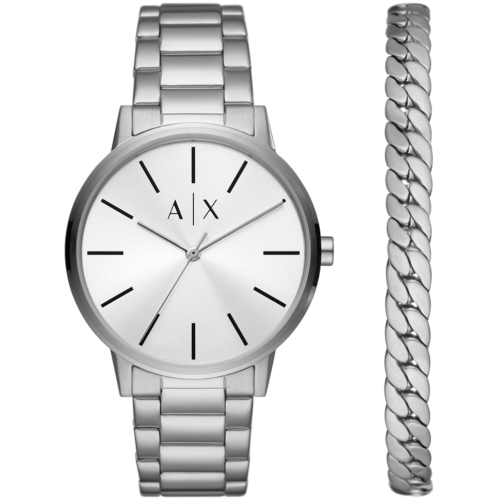 Relógio Ax-Armani Exchange Cayde feminino Análogo Aço