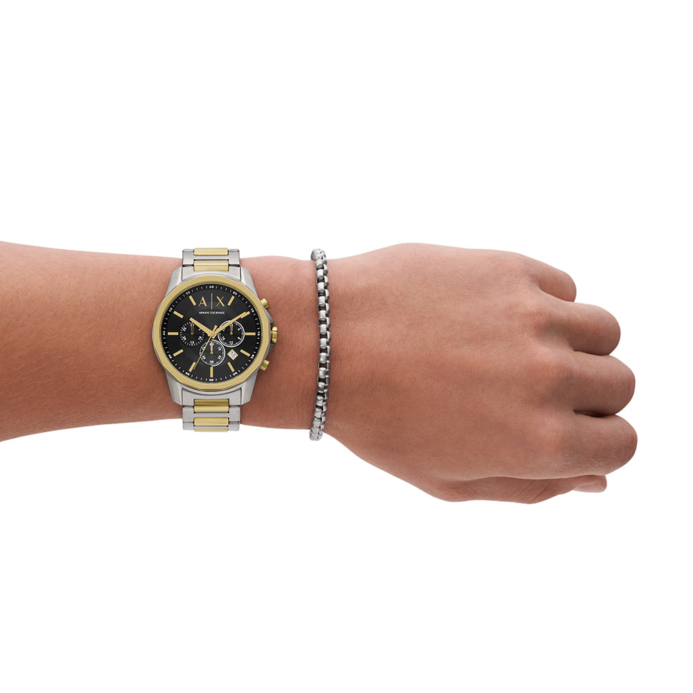 Relógio Ax-Armani Exchange Banks Masculino Crono Aço