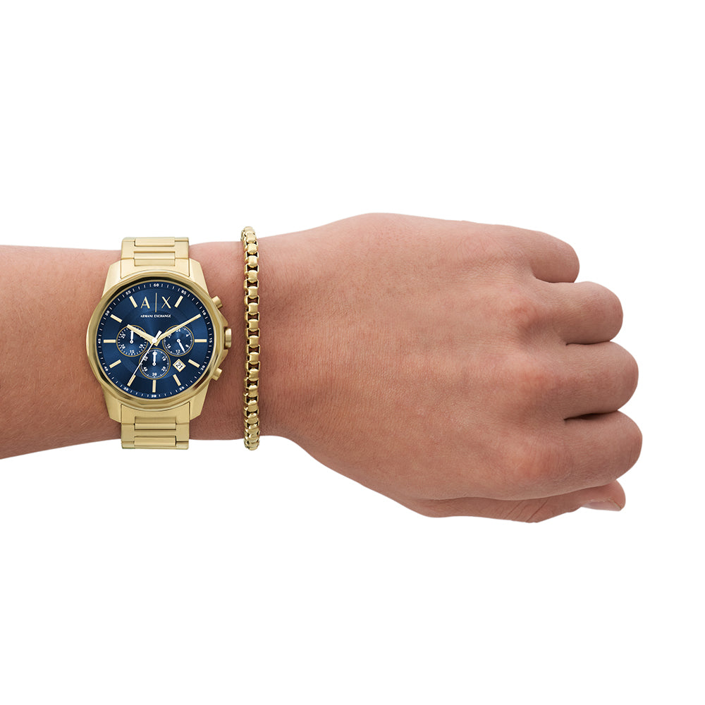 Relógio Ax-Armani Exchange Banks Masculino Crono Aço