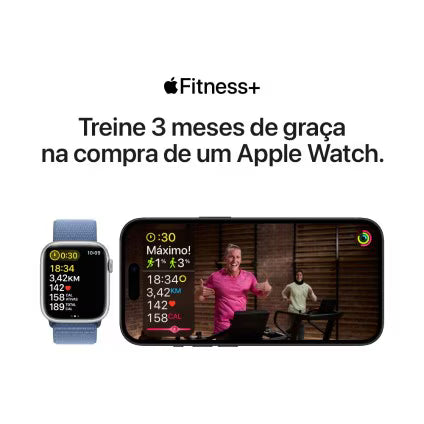 Apple Watch Ultra 2 GPS + Cellular • Caixa de titânio – 49 mm • Pulseira Oceano laranja (Neutro em Carbono)